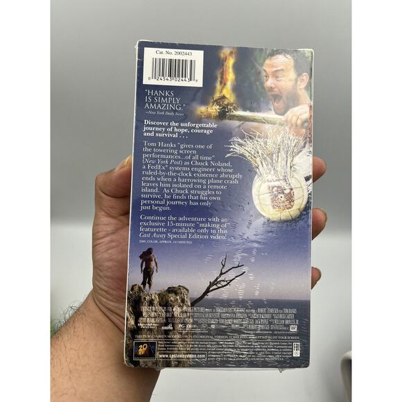 Cast Away (VHS, 2001, Special Edition) IGS Quality Factory Sealed - Picture 6 of 7
